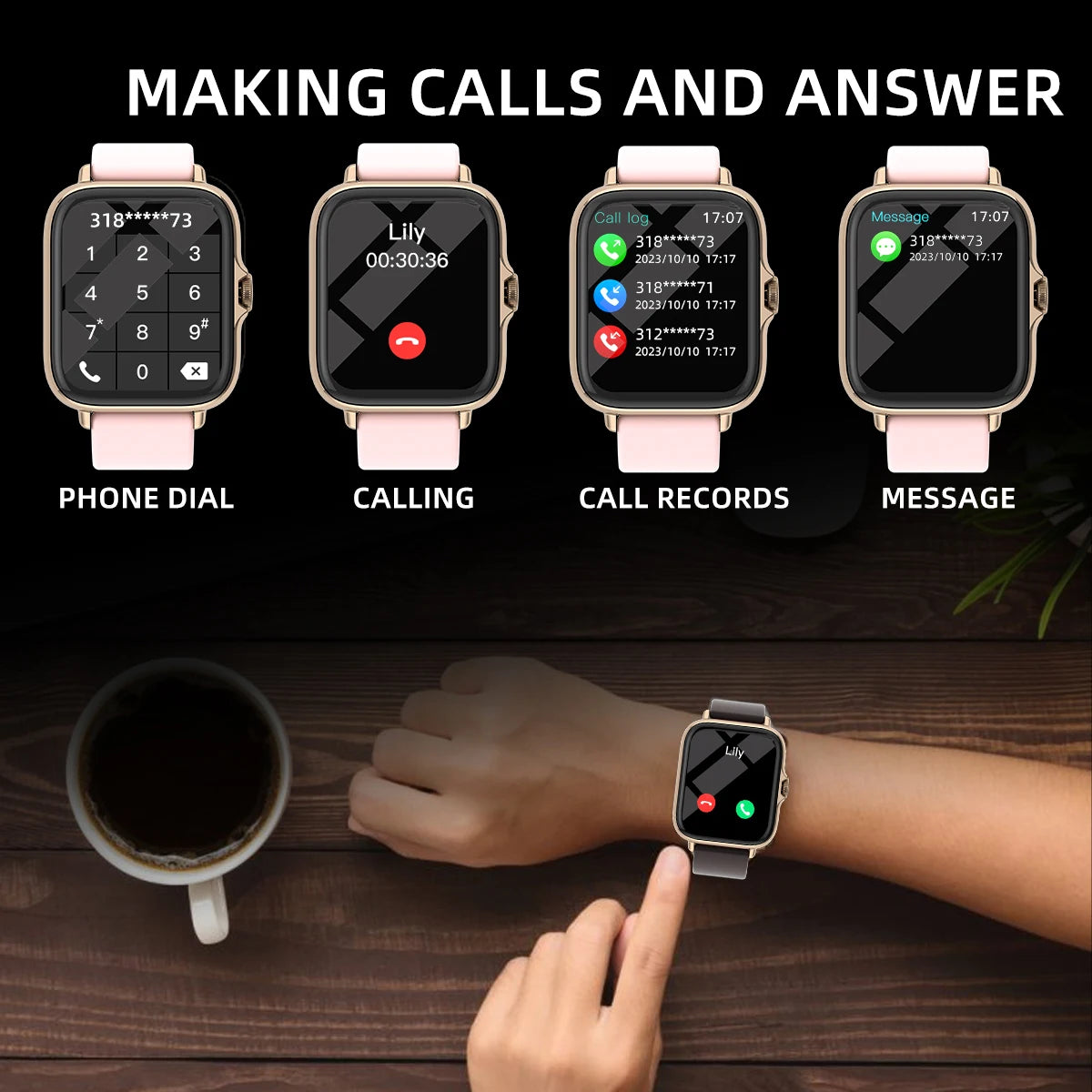 Smart Watch For iPhone & Android