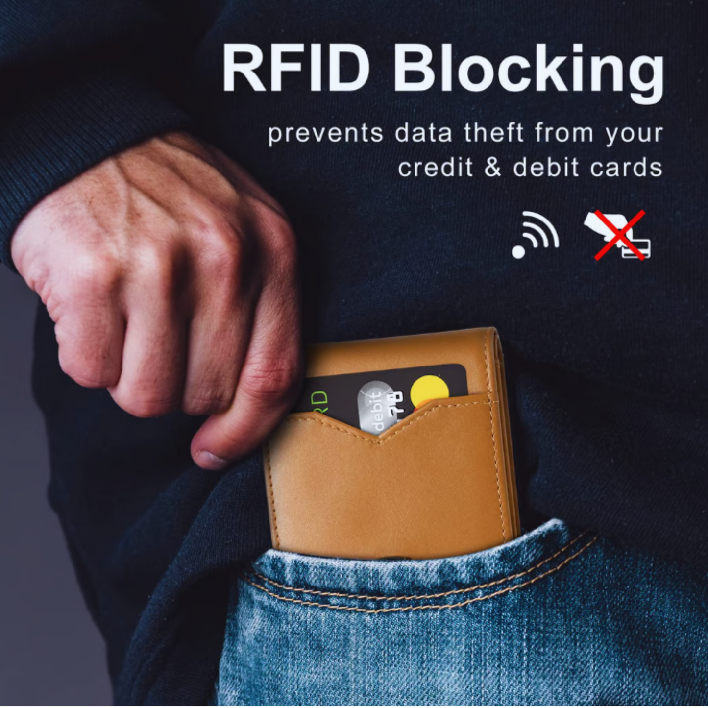Anti theft Wallet for Men