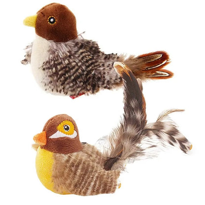 Interactive Chirping Bird Cat Toy