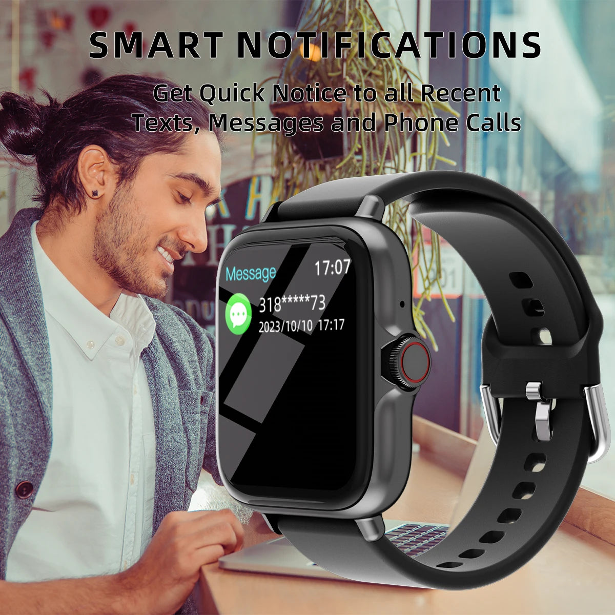 Smart Watch  For iPhone & Android